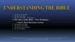 Understanding The Bible - slide 1