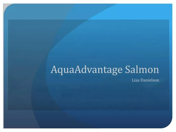 aquaadvantage salmon