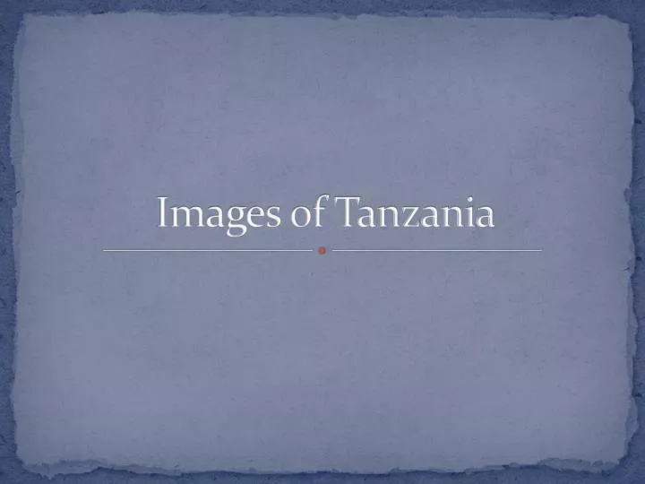 images of tanzania