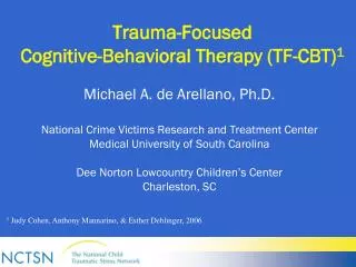 Trauma-Focused Cognitive-Behavioral Therapy (TF-CBT) 1