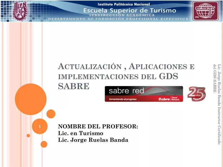 actualizaci n aplicaciones e implementaciones del gds sabre