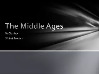 The Middle Ages