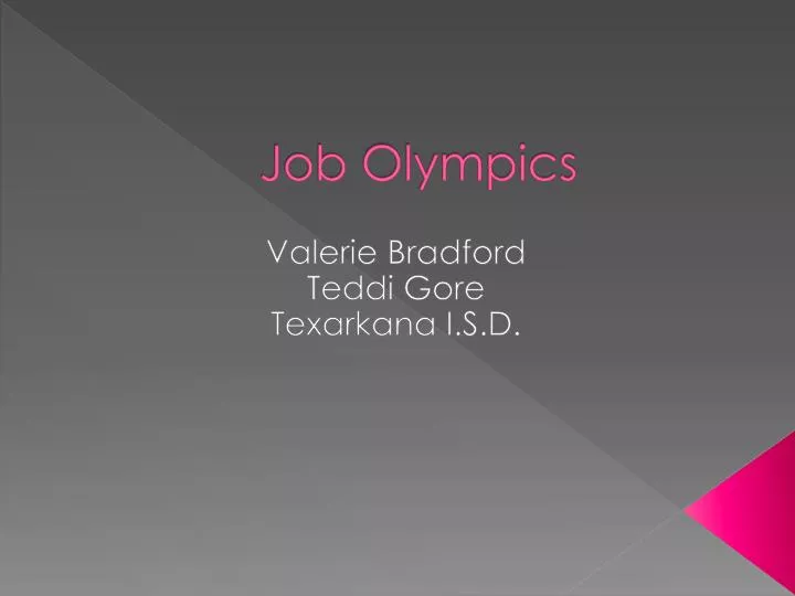job olympics
