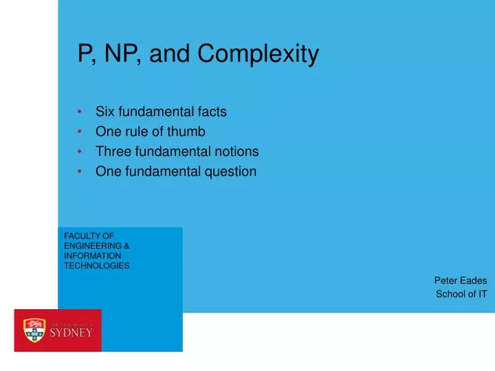 p np and complexity