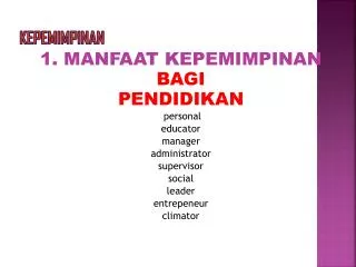 kepemimpinan