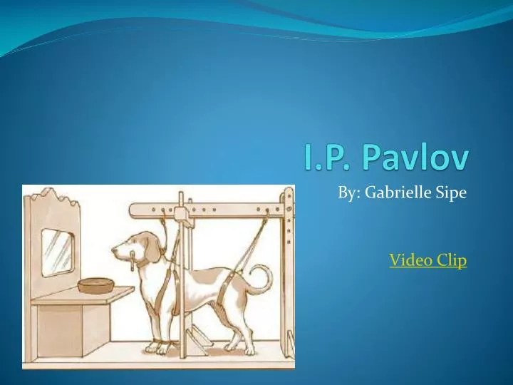 i p pavlov