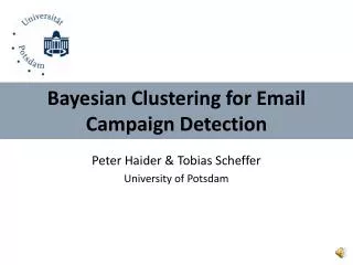 Bayesian Clustering for Email Campaign Detection