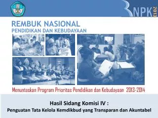 PENDIDIKAN DAN KEBUDAYAAN