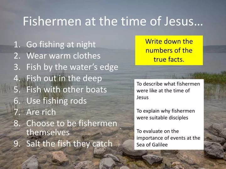 fishermen at the time of jesus
