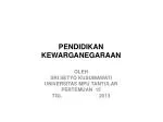 PENDIDIKAN KEWARGANEGARAAN - slide 1