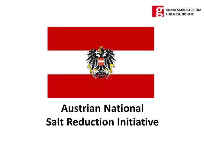 austrian national salt reduction initiative