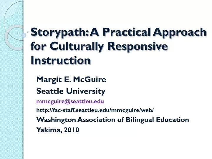 storypath a practical approach for culturally responsive instruction