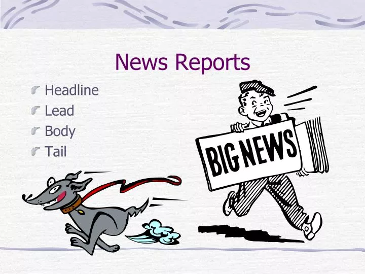 news reports