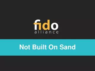 Not Built On Sand