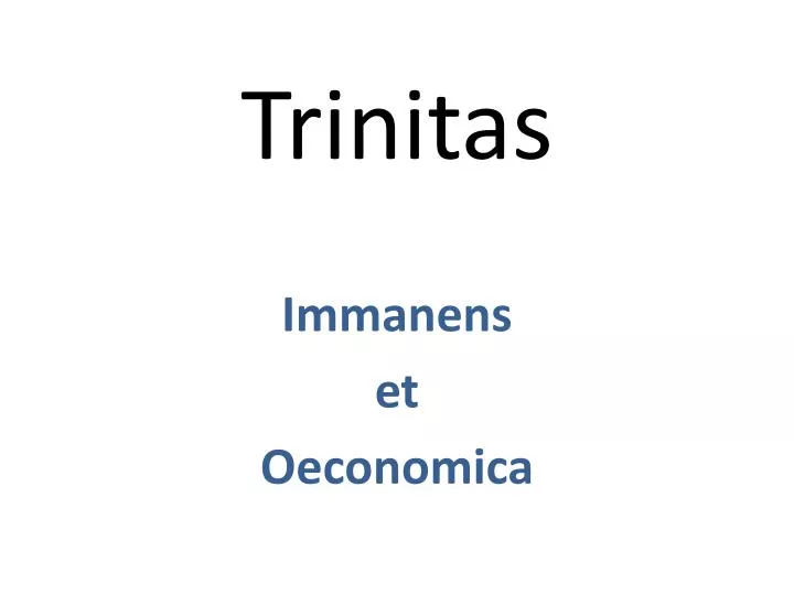 trinitas