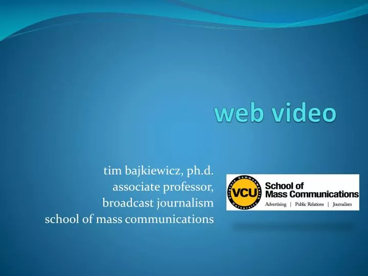web video