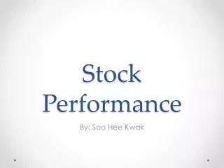 Stock Performance