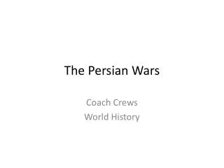 the persian wars