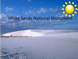 White S ands National Monument
