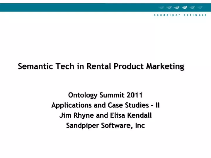 semantic tech in rental product marketing