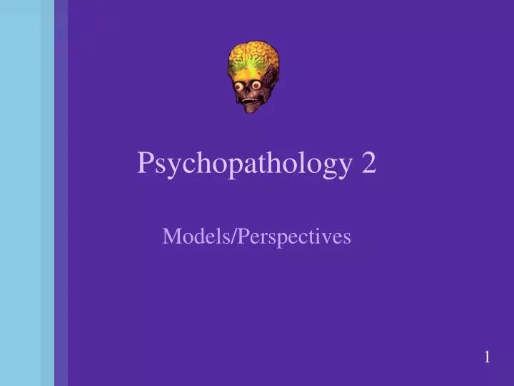 psychopathology 2