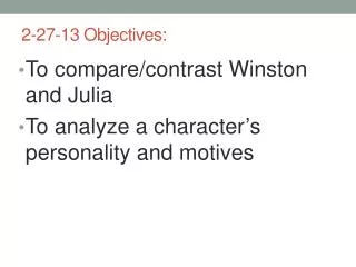 2 27 13 objectives