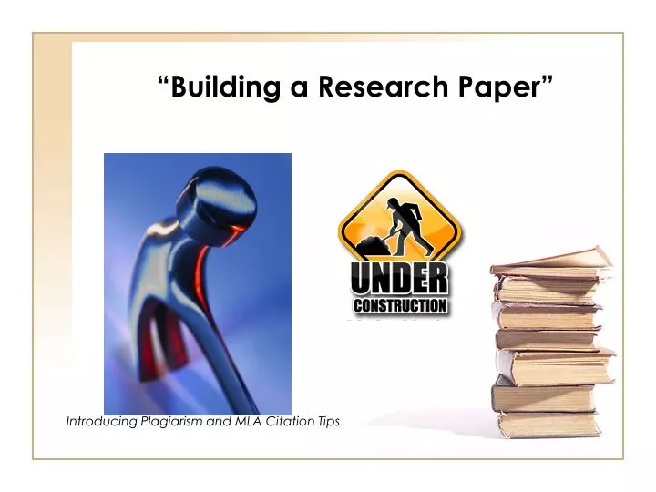 building a research paper