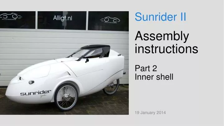 assembly instructions part 2 inner shell