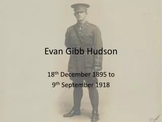 Evan Gibb Hudson