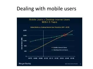 Dealing with mobile users