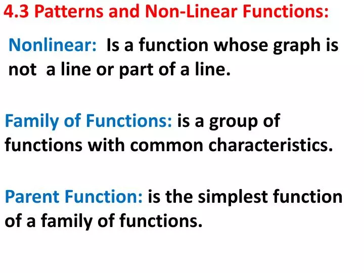4 3 patterns and non linear functions