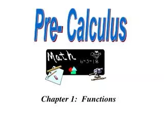 Pre- Calculus