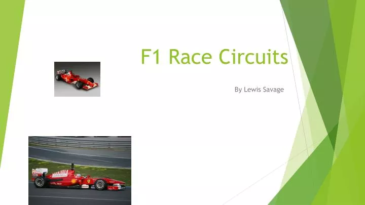 f1 race c ircuits