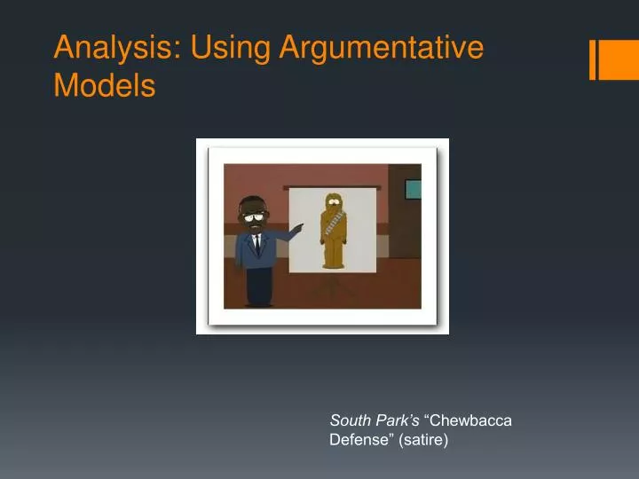 analysis using argumentative models
