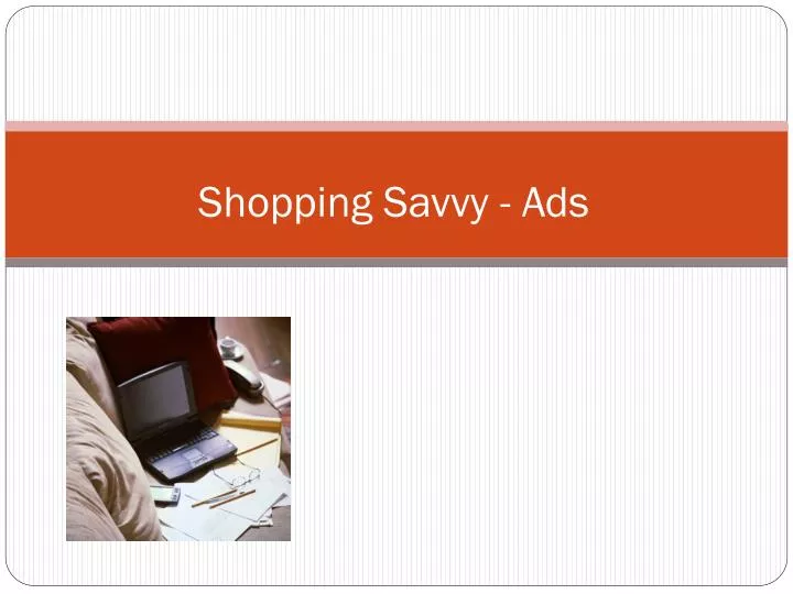 shopping savvy ads