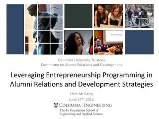 Columbia University Trustees Committee on Alumni Relations and Development