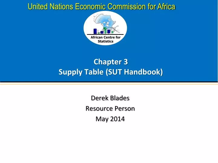 chapter 3 supply table sut handbook