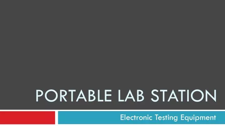 portable lab station