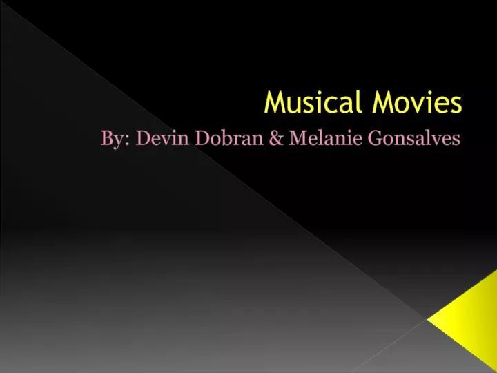 musical movies