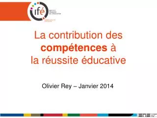 la contribution des comp tences la r ussite ducative