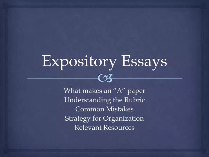 expository essays