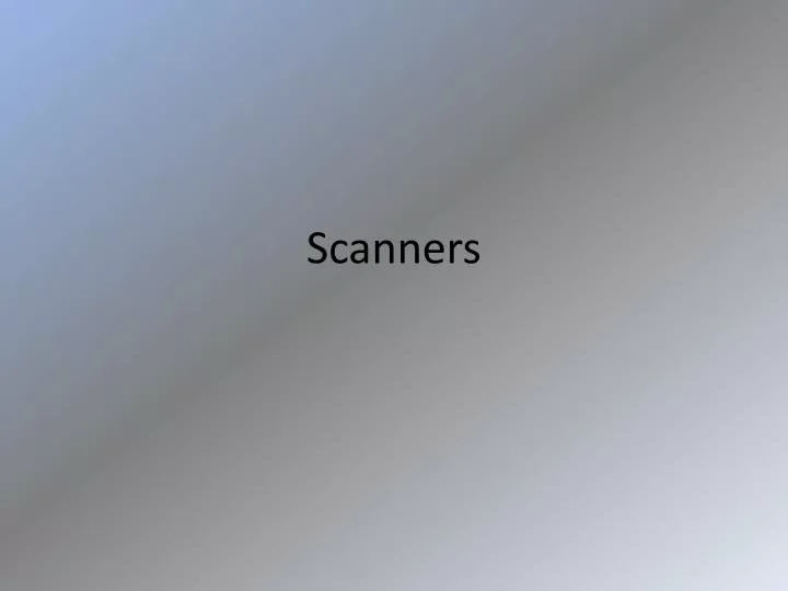 scanners