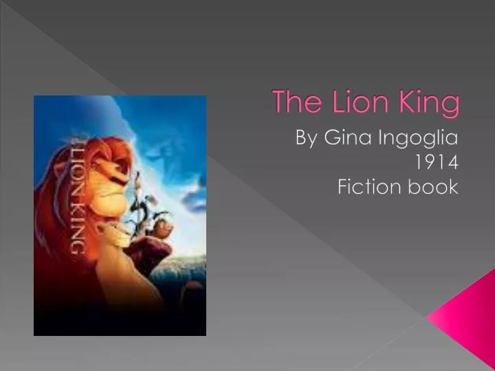 the lion king powerpoint presentation