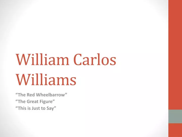 william carlos williams