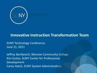 Innovative Instruction Transformation Team