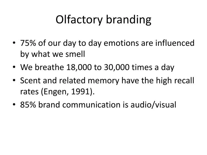 olfactory branding