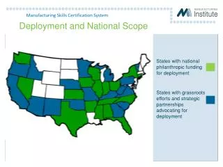 Deployment and National Scope