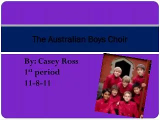The Australian Boys Choir