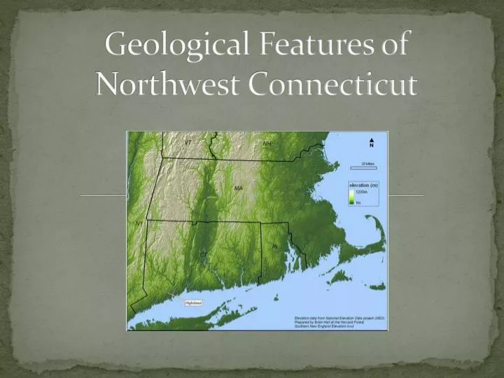geological features of northwest connecticut