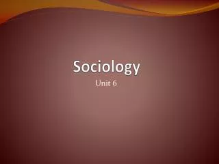 Sociology